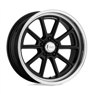American Racing | VN510 DRAFT 18x10.0 ET0 - GLOSS BLACK W/ DIAMOND CUT LIP