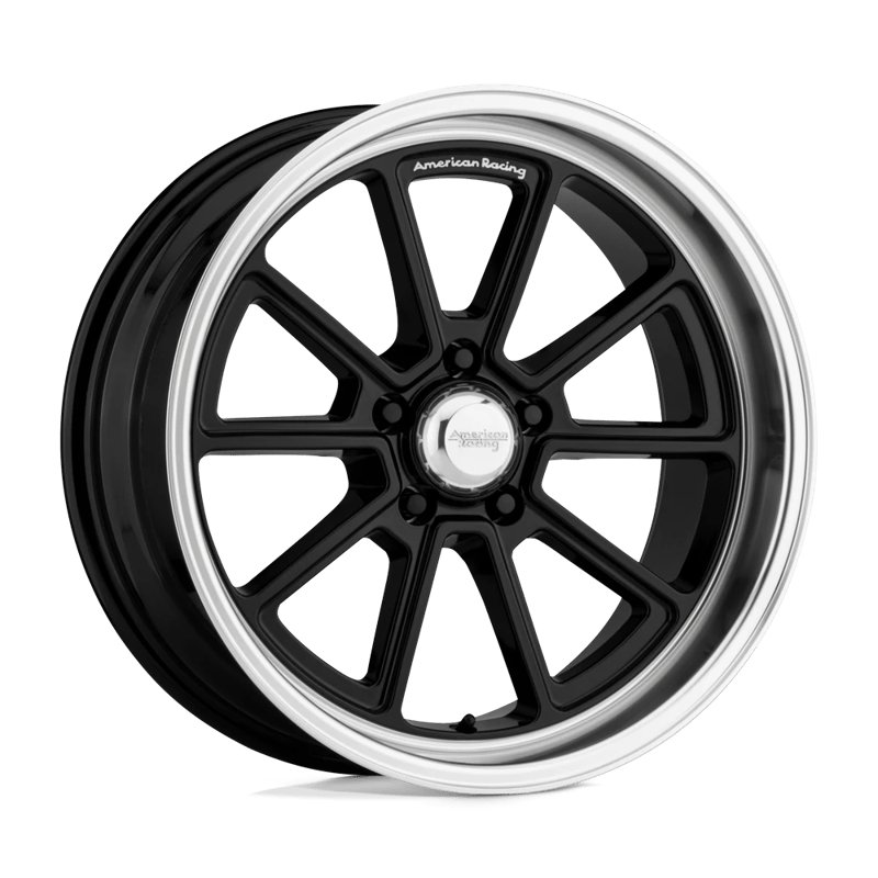 American Racing | VN510 DRAFT 18x10.0 ET0 - GLOSS BLACK W/ DIAMOND CUT LIP