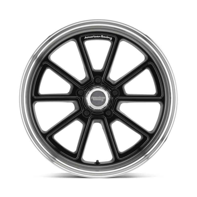 American Racing | VN510 DRAFT 18x8.0 ET0 - GLOSS BLACK W/ DIAMOND CUT LIP