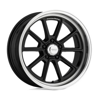 American Racing | VN510 DRAFT 18x8.0 ET0 - GLOSS BLACK W/ DIAMOND CUT LIP