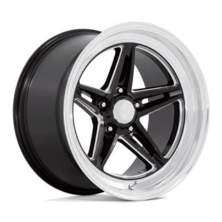 American Racing | VN514 GROOVE 18x10.0 ET0 - GLOSS BLACK W/ DIAMOND CUT LIP