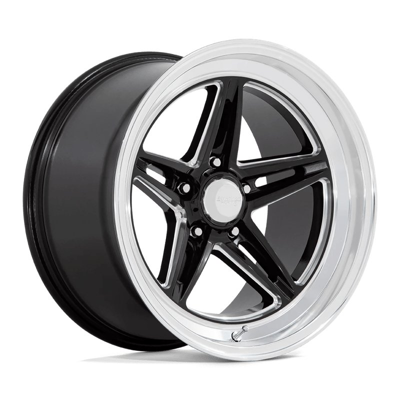 American Racing | VN514 GROOVE 18x10.0 ET0 - GLOSS BLACK W/ DIAMOND CUT LIP
