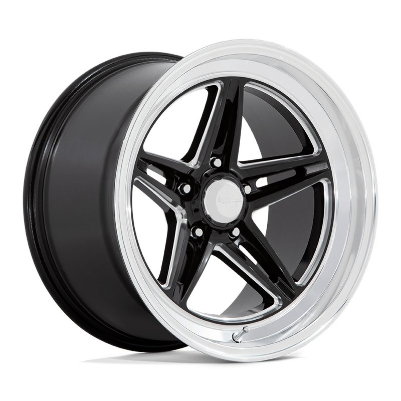 American Racing | VN514 GROOVE 18x7.0 ET0 - GLOSS BLACK W/ DIAMOND CUT LIP