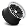 American Racing | VN514 GROOVE 18x7.0 ET0 - GLOSS BLACK W/ DIAMOND CUT LIP