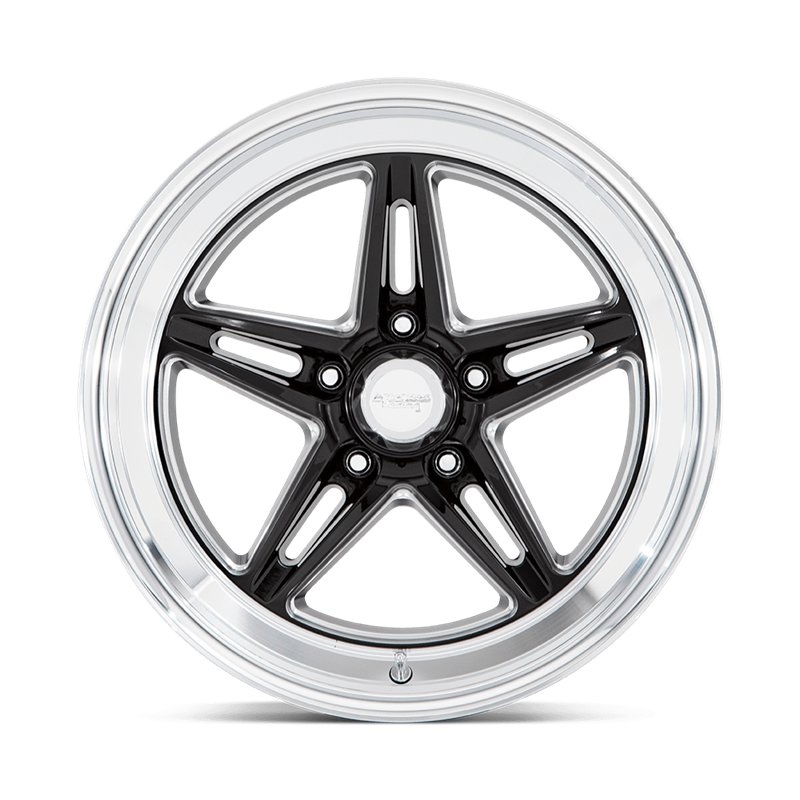 American Racing | VN514 GROOVE 18x7.0 ET0 - GLOSS BLACK W/ DIAMOND CUT LIP