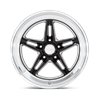 American Racing | VN514 GROOVE 18x7.0 ET0 - GLOSS BLACK W/ DIAMOND CUT LIP