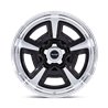 American Racing | VN517 MARAUDER 18x9.0 ET6 - GLOSS BLACK MACHINED W/ DIAMOND CUT LIP