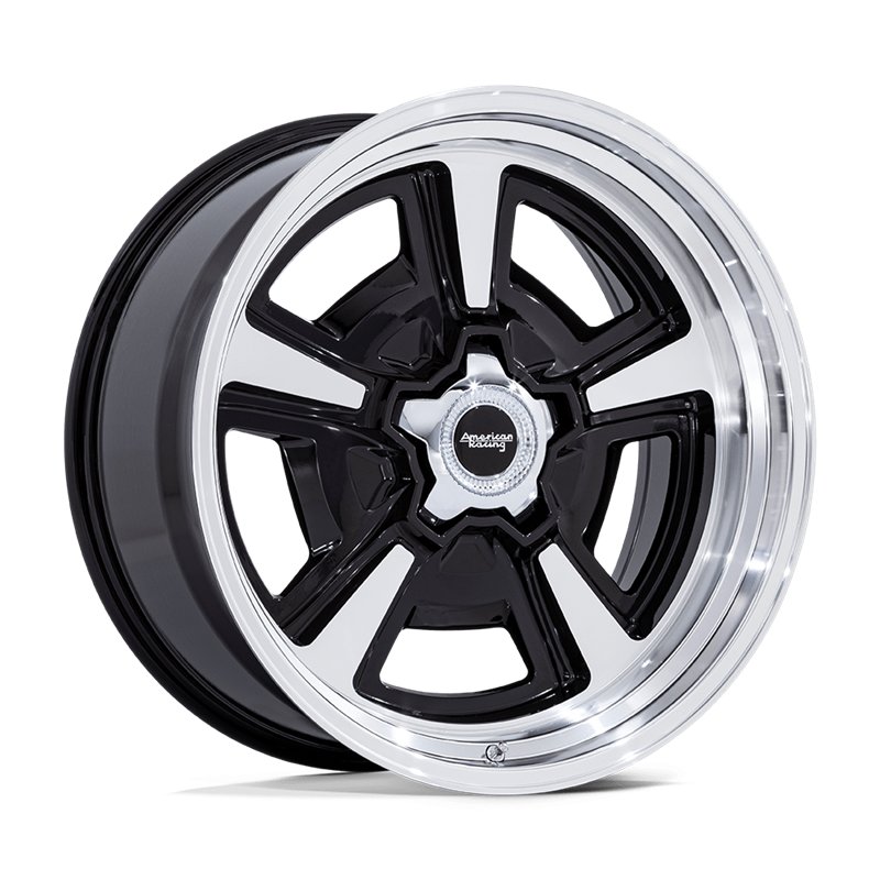 American Racing | VN517 MARAUDER 20x10.0 ET6 - GLOSS BLACK MACHINED W/ DIAMOND CUT LIP
