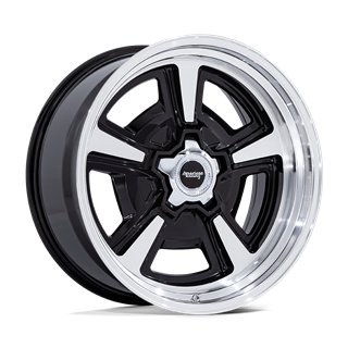 American Racing | VN517 MARAUDER 22x10.0 ET6 - GLOSS BLACK MACHINED W/ DIAMOND CUT LIP