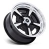 American Racing | VN517 MARAUDER 22x10.0 ET6 - GLOSS BLACK MACHINED W/ DIAMOND CUT LIP