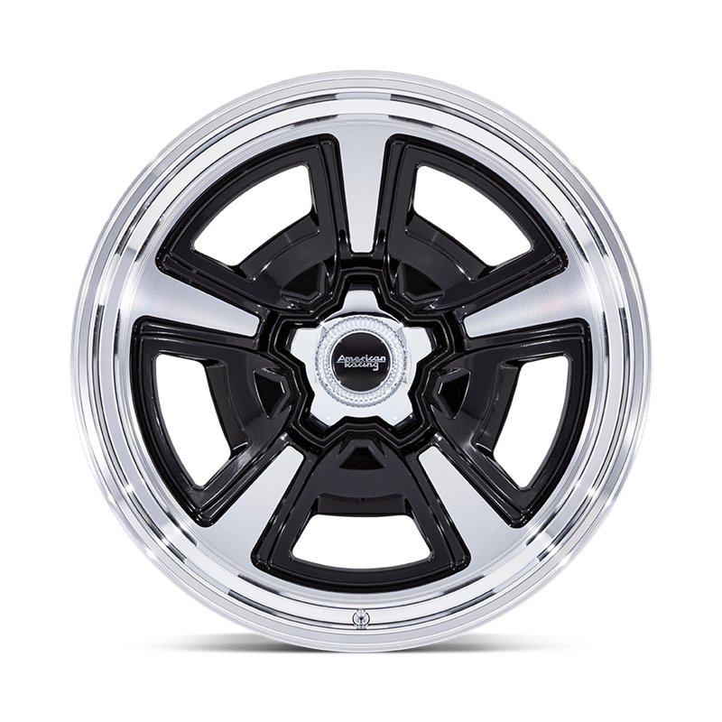 American Racing | VN517 MARAUDER 22x10.0 ET6 - GLOSS BLACK MACHINED W/ DIAMOND CUT LIP
