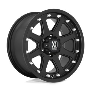 XD Wheels | XD798 ADDICT 17x9.0 ET-12 - MATTE BLACK