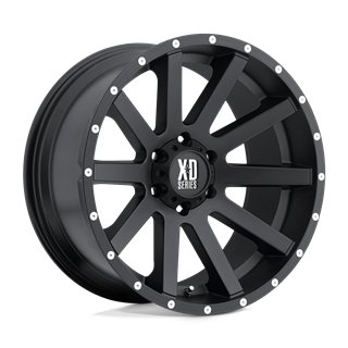 XD Wheels | XD818 HEIST 20x10.0 ET-24 - SATIN BLACK