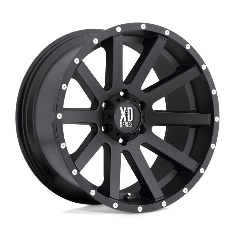 XD Wheels | XD818 HEIST 20x10.0 ET-24 - SATIN BLACK