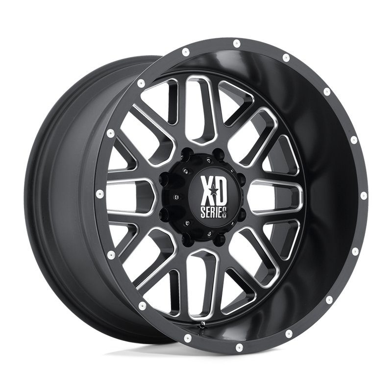 XD Wheels | XD820 GRENADE 18x9.0 ET18 - SATIN BLACK MILLED