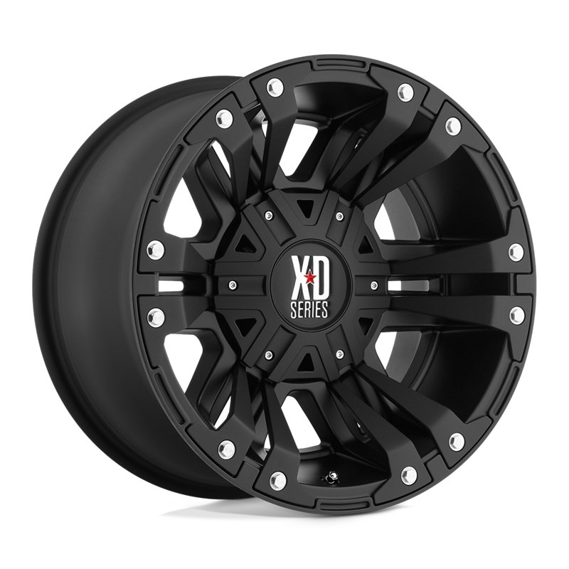 XD Wheels | XD822 MONSTER II 17x9.0 ET-12 - MATTE BLACK