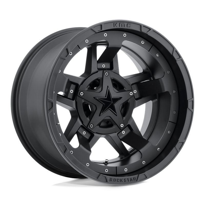 XD Wheels | XD827 ROCKSTAR III 17x9.0 ET-12 - MATTE BLACK