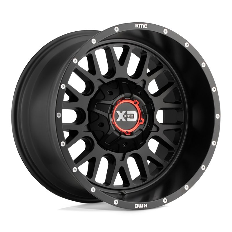 XD Wheels | XD842 SNARE 20x9.0 ET0 - SATIN BLACK