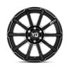 XD Wheels | XD847 OUTBREAK 20x10.0 ET-18 - GLOSS BLACK MILLED