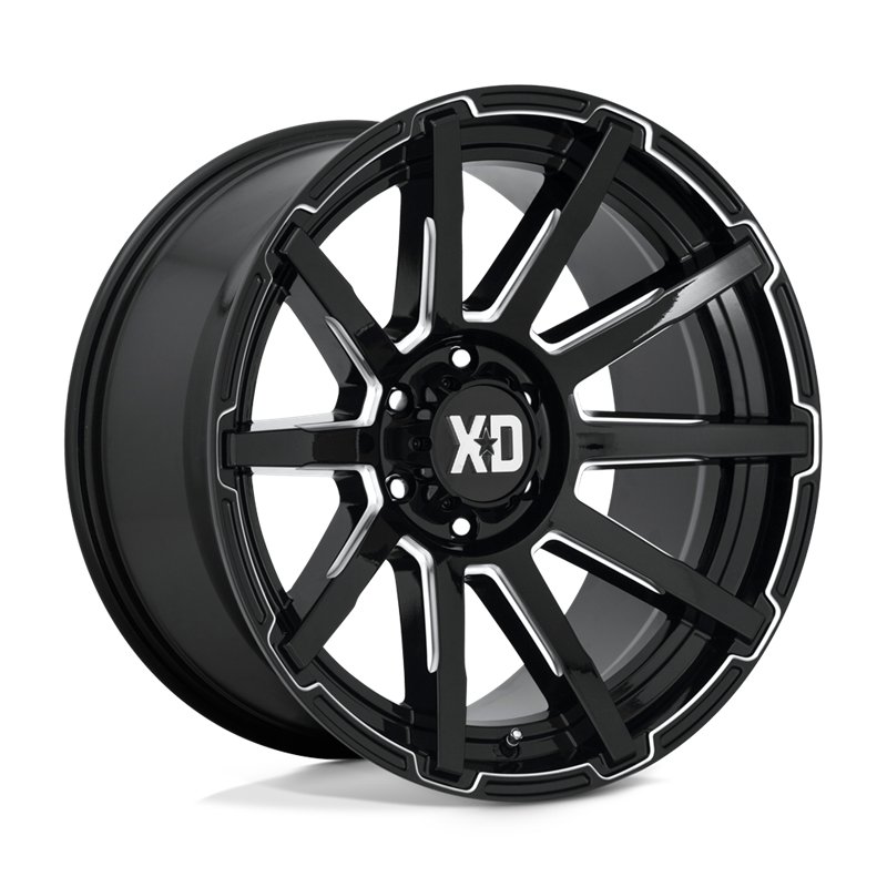 XD Wheels | XD847 OUTBREAK 20x9.0 ET0 - GLOSS BLACK MILLED