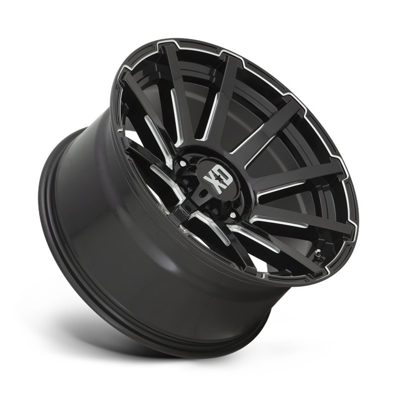XD Wheels | XD847 OUTBREAK 20x9.0 ET0 - GLOSS BLACK MILLED