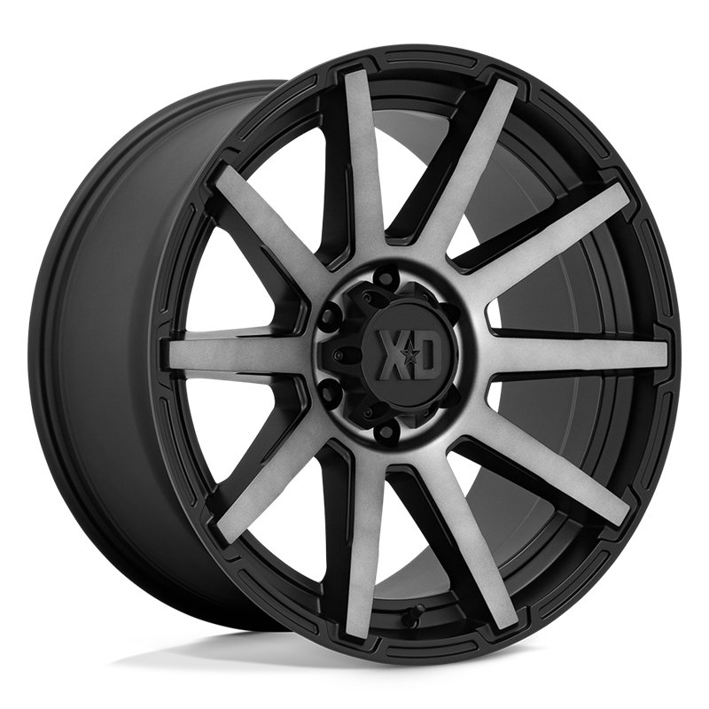 XD Wheels | XD847 OUTBREAK 17x8.0 ET35 - SATIN BLACK W/ GRAY TINT