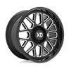 XD Wheels | XD849 GRENADE II 20x10.0 ET-18 - GLOSS BLACK MILLED