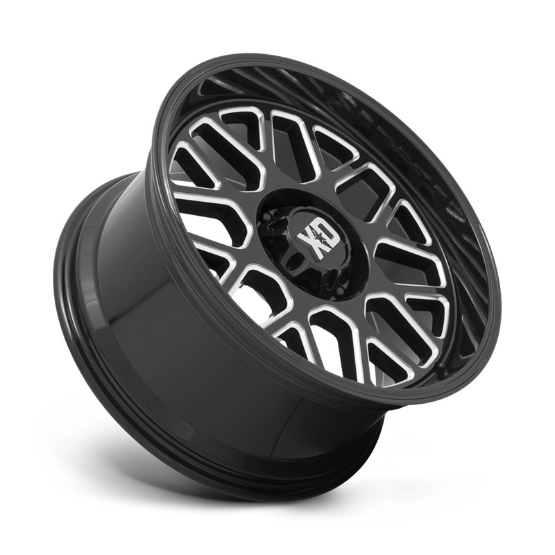 XD Wheels | XD849 GRENADE II 20x9.0 ET0 - GLOSS BLACK MILLED