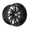 XD Wheels | XD858 TENSION 22x10.0 ET-18 - GLOSS BLACK MILLED