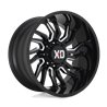 XD Wheels | XD858 TENSION 22x10.0 ET-18 - GLOSS BLACK MILLED