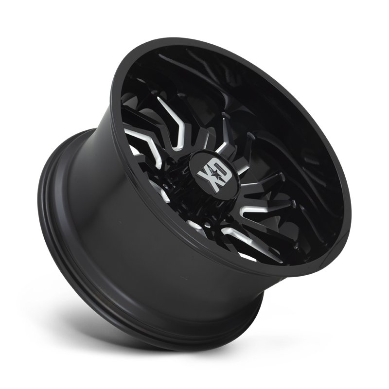 XD Wheels | XD858 TENSION 22x10.0 ET-18 - GLOSS BLACK MILLED