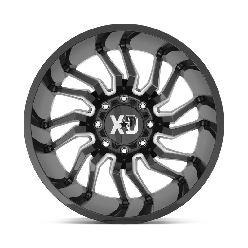 XD Wheels | XD858 TENSION 22x10.0 ET-18 - GLOSS BLACK MILLED