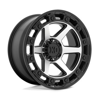 XD Wheels | XD862 RAID 17x9.0 ET0 - SATIN BLACK MACHINED