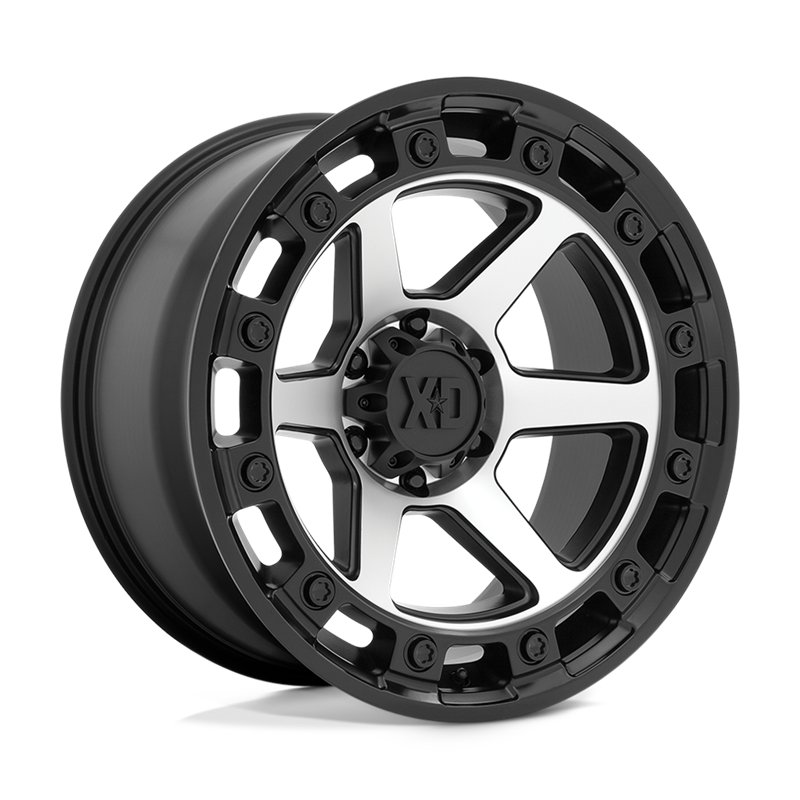 XD Wheels | XD862 RAID 17x9.0 ET0 - SATIN BLACK MACHINED