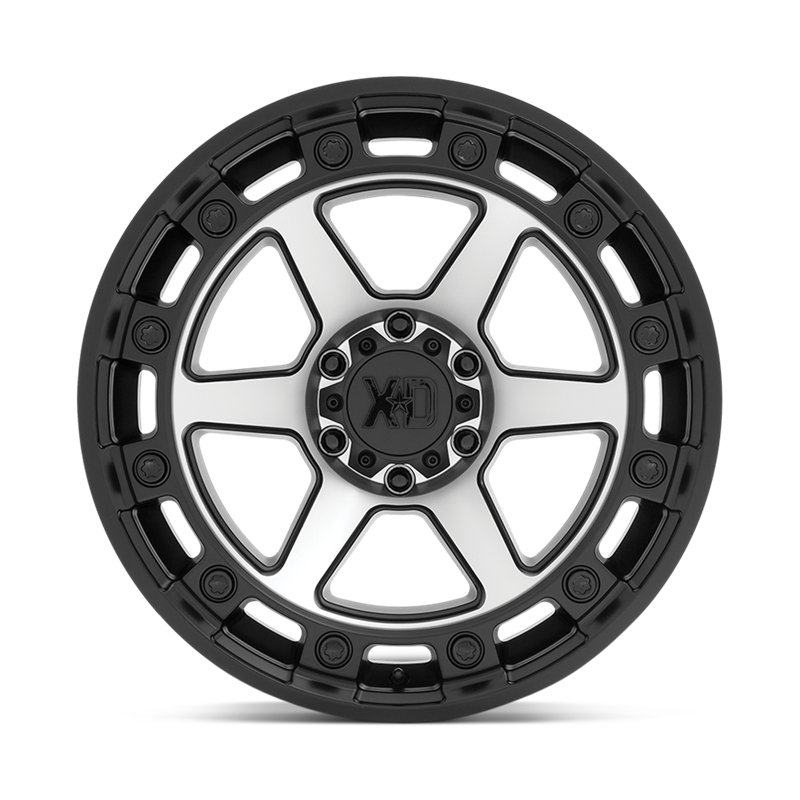 XD Wheels | XD862 RAID 17x9.0 ET0 - SATIN BLACK MACHINED