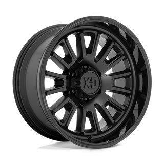 XD Wheels | XD864 ROVER 22x10.0 ET-18 - SATIN BLACK W/ GLOSS BLACK LIP