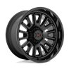 XD Wheels | XD864 ROVER 22x10.0 ET-18 - SATIN BLACK W/ GLOSS BLACK LIP