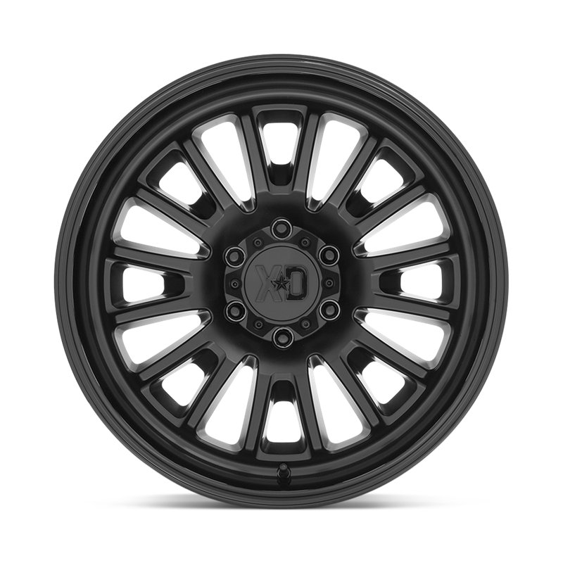 XD Wheels | XD864 ROVER 22x10.0 ET-18 - SATIN BLACK W/ GLOSS BLACK LIP