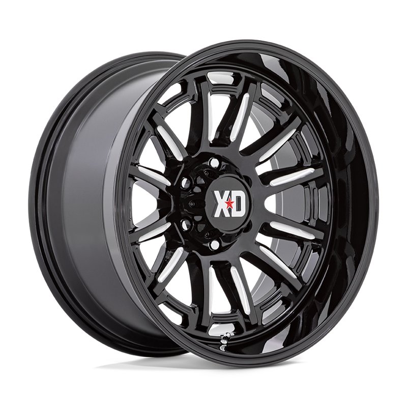 XD Wheels | XD865 PHOENIX 20x10.0 ET-18 - GLOSS BLACK MILLED