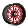XD Wheels | XD865 PHOENIX 20x10.0 ET-18 - CANDY RED MILLED W/ BLACK LIP