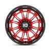 XD Wheels | XD865 PHOENIX 20x10.0 ET-18 - CANDY RED MILLED W/ BLACK LIP