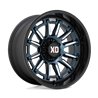 XD Wheels | XD865 PHOENIX 20x9.0 ET0 - METALLIC BLUE MILLED W/ BLACK LIP