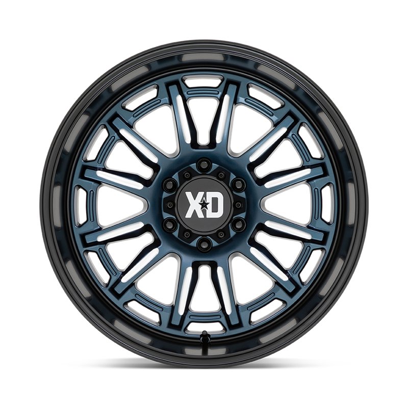 XD Wheels | XD865 PHOENIX 20x9.0 ET0 - METALLIC BLUE MILLED W/ BLACK LIP