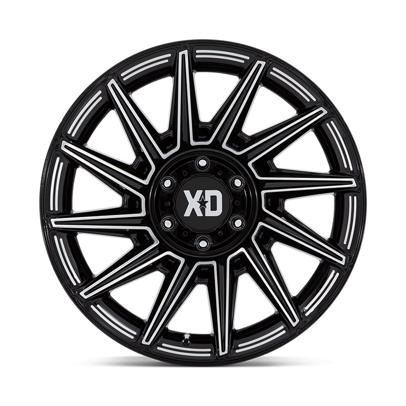 XD Wheels | XD867 SPECTER 20x10.0 ET-18 - GLOSS BLACK MILLED