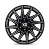 XD Wheels | XD867 SPECTER 20x10.0 ET-18 - GLOSS BLACK MILLED