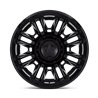 XD Wheels | XD870 BOMBER 20x10.0 ET-18 - MATTE BLACK W/ GLOSS BLACK RING