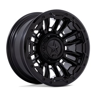 XD Wheels | XD870 BOMBER 20x10.0 ET-18 - MATTE BLACK W/ GLOSS BLACK RING