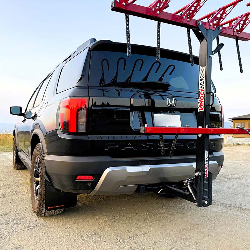 RallyArmor | Black UR Mud Flap Orange Logo - Passport 2026