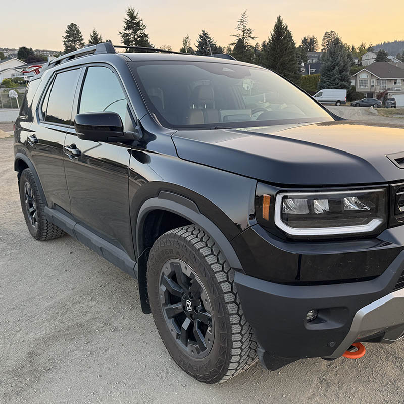 RallyArmor | Black UR Mud Flap Orange Logo - Passport 2026