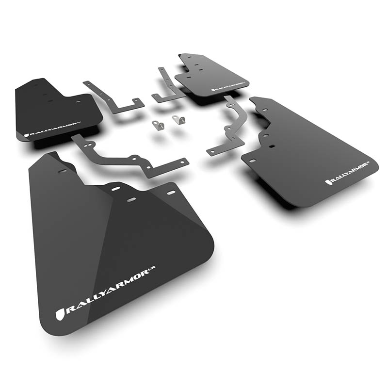 RallyArmor | Black UR Mud Flap White Logo - Passport 2026